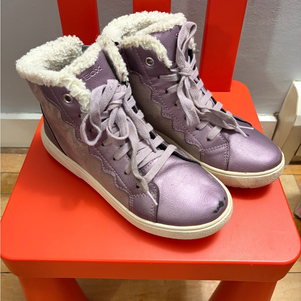 Geox Kids High-Top Sneakers